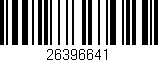 Código de barras (EAN, GTIN, SKU, ISBN): '26396641'