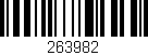 Código de barras (EAN, GTIN, SKU, ISBN): '263982'