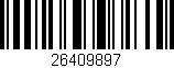 Código de barras (EAN, GTIN, SKU, ISBN): '26409897'