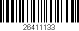Código de barras (EAN, GTIN, SKU, ISBN): '26411133'