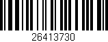 Código de barras (EAN, GTIN, SKU, ISBN): '26413730'