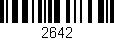 Código de barras (EAN, GTIN, SKU, ISBN): '2642'