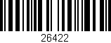 Código de barras (EAN, GTIN, SKU, ISBN): '26422'