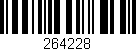 Código de barras (EAN, GTIN, SKU, ISBN): '264228'
