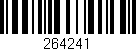 Código de barras (EAN, GTIN, SKU, ISBN): '264241'