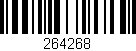 Código de barras (EAN, GTIN, SKU, ISBN): '264268'