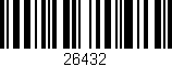 Código de barras (EAN, GTIN, SKU, ISBN): '26432'