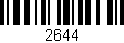 Código de barras (EAN, GTIN, SKU, ISBN): '2644'