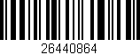 Código de barras (EAN, GTIN, SKU, ISBN): '26440864'