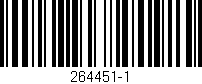 Código de barras (EAN, GTIN, SKU, ISBN): '264451-1'