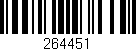 Código de barras (EAN, GTIN, SKU, ISBN): '264451'