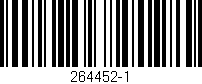 Código de barras (EAN, GTIN, SKU, ISBN): '264452-1'