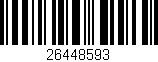 Código de barras (EAN, GTIN, SKU, ISBN): '26448593'