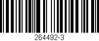 Código de barras (EAN, GTIN, SKU, ISBN): '264492-3'
