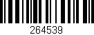 Código de barras (EAN, GTIN, SKU, ISBN): '264539'