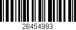 Código de barras (EAN, GTIN, SKU, ISBN): '26454993'