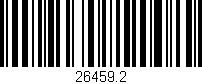 Código de barras (EAN, GTIN, SKU, ISBN): '26459.2'