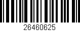 Código de barras (EAN, GTIN, SKU, ISBN): '26460625'