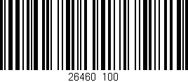 Código de barras (EAN, GTIN, SKU, ISBN): '26460/100'