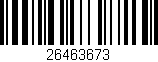 Código de barras (EAN, GTIN, SKU, ISBN): '26463673'