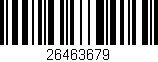 Código de barras (EAN, GTIN, SKU, ISBN): '26463679'