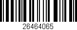 Código de barras (EAN, GTIN, SKU, ISBN): '26464065'