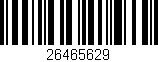 Código de barras (EAN, GTIN, SKU, ISBN): '26465629'