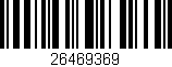 Código de barras (EAN, GTIN, SKU, ISBN): '26469369'
