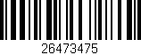 Código de barras (EAN, GTIN, SKU, ISBN): '26473475'