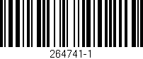 Código de barras (EAN, GTIN, SKU, ISBN): '264741-1'