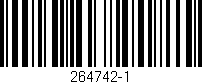 Código de barras (EAN, GTIN, SKU, ISBN): '264742-1'