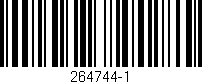 Código de barras (EAN, GTIN, SKU, ISBN): '264744-1'