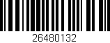 Código de barras (EAN, GTIN, SKU, ISBN): '26480132'