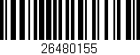 Código de barras (EAN, GTIN, SKU, ISBN): '26480155'