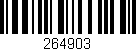 Código de barras (EAN, GTIN, SKU, ISBN): '264903'