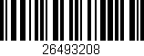 Código de barras (EAN, GTIN, SKU, ISBN): '26493208'