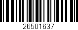 Código de barras (EAN, GTIN, SKU, ISBN): '26501637'