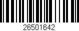 Código de barras (EAN, GTIN, SKU, ISBN): '26501642'