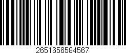 Código de barras (EAN, GTIN, SKU, ISBN): '2651656584567'