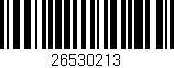 Código de barras (EAN, GTIN, SKU, ISBN): '26530213'