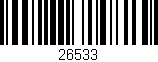 Código de barras (EAN, GTIN, SKU, ISBN): '26533'