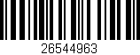 Código de barras (EAN, GTIN, SKU, ISBN): '26544963'