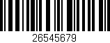 Código de barras (EAN, GTIN, SKU, ISBN): '26545679'
