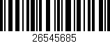 Código de barras (EAN, GTIN, SKU, ISBN): '26545685'