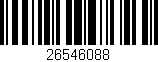 Código de barras (EAN, GTIN, SKU, ISBN): '26546088'