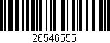 Código de barras (EAN, GTIN, SKU, ISBN): '26546555'