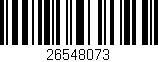 Código de barras (EAN, GTIN, SKU, ISBN): '26548073'