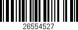 Código de barras (EAN, GTIN, SKU, ISBN): '26554527'