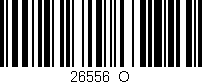 Código de barras (EAN, GTIN, SKU, ISBN): '26556_O'