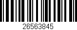 Código de barras (EAN, GTIN, SKU, ISBN): '26563845'